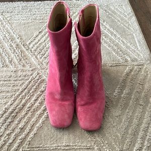 Sam Edelman pink booties